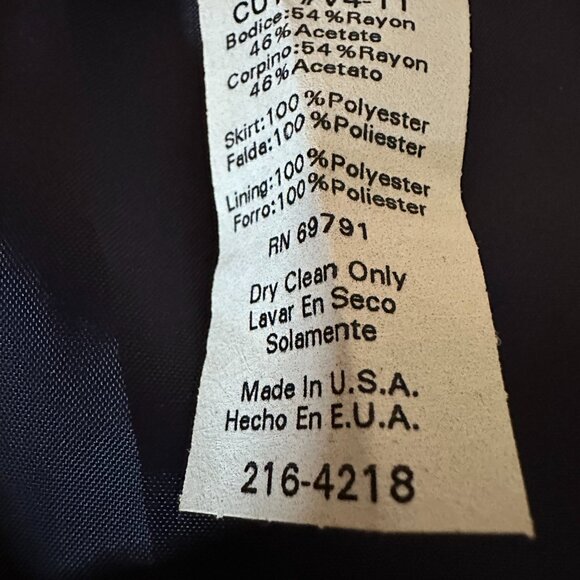 Von Bramlet Floor-Length Formal Dress Size 8 Elegant Occasion Gown - Picture 8 of 8